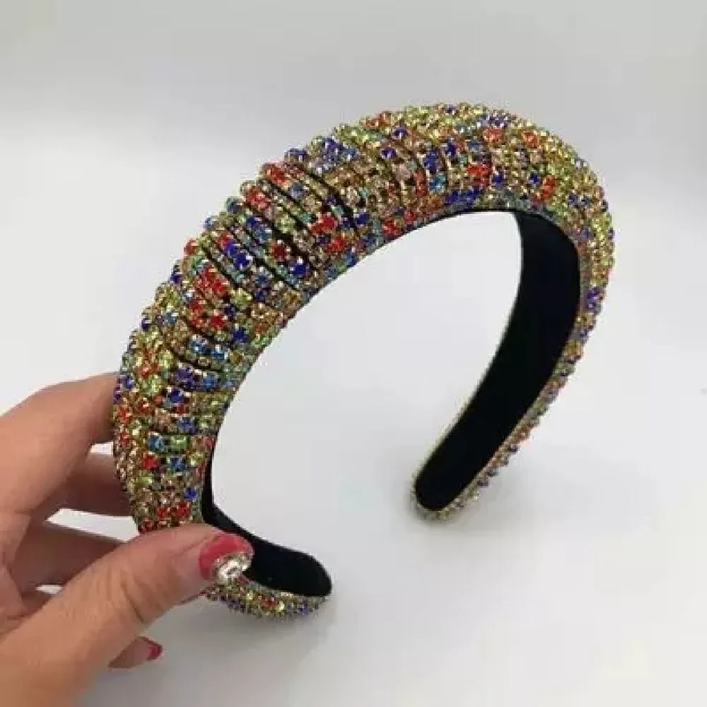Rhinstone Headband- 6 colors available
